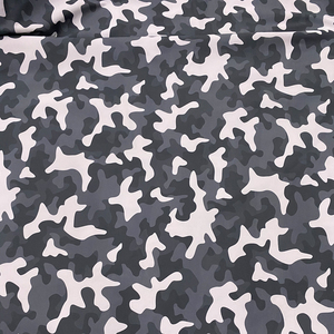 Tessuto a maglia elasticizzato elasticizzato con stampa mimetica ad alta elasticità in microfibra e microfibra - Product Image 3