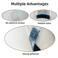 36 bandes/sac – Adhésif double face transparent en PU, imperméable, amovible, confortable et invisible pour la pose de prothèses capillaires