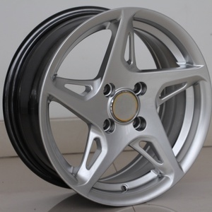 Jantes en alliage pour voiture de tourisme Jy pour <span class=keywords><strong>Ferrari</strong></span> Old School Classic 14 15 pouces, jantes de voiture de tourisme classiques <span class=keywords><strong>à</strong></span> cinq branches plus légères - Product Image 2