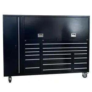 Stainless steel garage tool cabinets hutch 72 inch custom sheet metal tool box suppliers