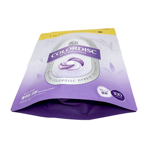 Emballage de dosettes de détergent de lessive OEM personnalisé/sac de détergent de lessive portable à fermeture éclair à l'épreuve des enfants - Product Image 6