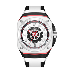 Reloj Mecánico para Hombre HANBORO Serie Ojo del Diablo, Caja de Acero Inoxidable, Correa de Cuero Vacuno, Esfera de Cristal, Manecillas Grandes Luminosas, <span class=keywords><strong>5BAR</strong></span> - Product Image 4