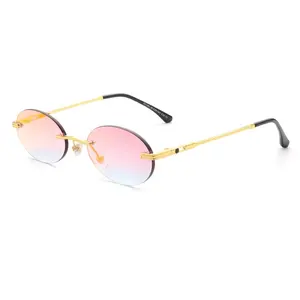 Aochi Best Designer lunettes de soleil sans monture lunettes de soleil à bas prix pour hommes et femmes