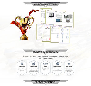 1/16 réglable métal galerie d'art affichage câble métallique cintre crochets câble Clips réglable crochet système de suspension - Product Image 4