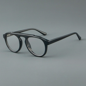 Vòng Kính mắt <span class=keywords><strong>Frames</strong></span> New phong cách kính mắt phụ nữ 2025 Vintage kính người đàn ông kính mắt <span class=keywords><strong>Frames</strong></span> Acetate Kính - Product Image 1
