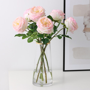 Rose Austin Artificiali Real Touch in Offerta, <span class=keywords><strong>Fiori</strong></span> Rosa per Decorazioni Casa, Feste, Matrimoni e San Valentino - Product Image 4