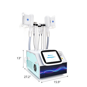 เครื่องแช่แข็งไขมัน Cryolipolysis และเครื่องกำจัดไขมันด้วยคลื่นอัลตราโซนิกพร้อมคลื่นวิทยุแบบไบโพลาร์สำหรับหน้าท้อง แขน ต้นขา และการปรับรูปร่าง - Product Image 6