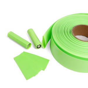 Envoltura de Batería, Tubo Termorretráctil de PVC de 15-500 mm de Ancho Plano, Verde Brillante con Propiedades Ignífugas y de Contracción Rápida - Product Image 3