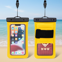 Étui de téléphone portable étanche IPX8 Yuanfeng avec écran de 6,5 pouces, sacoche pour téléphone portable avec brassard