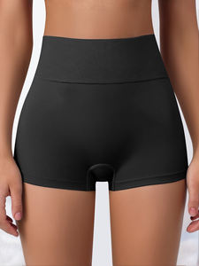 Offre Spéciale femmes taille XL taille haute sans entrejambe Yoga Shorts poches personnalisé <span class=keywords><strong>Spandex</strong></span> athlétique course Gym Fitness porter privé - Product Image 5