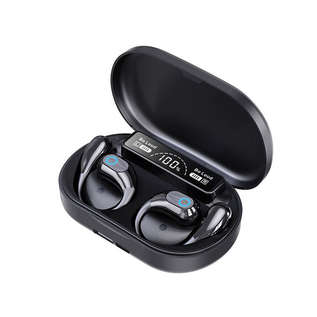 X40 High Quality Sports Earphones Ear-hook TWS for 5.3 LED Battery IPX4 Waterproof Hi-Fi Sound Button Control 30ms Delay