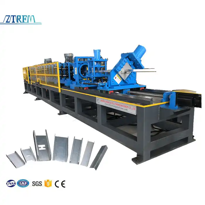 ZTRFM CE ISO Certificated Light steel profiles CD UD UW CW Making Machine Gypsum Channels and Studs Machine