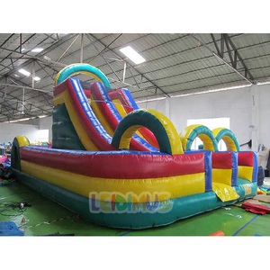 Thổi lên trẻ em Người lớn nhà bị trả lại không khí trượt Inflatable khóa học trở ngại thương mại Nhà bị trả lại các khóa học trở ngại - Product Image 4
