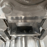Industriële watermeloenpers met crusher, 304 roestvrijstalen schroefpers sapcentrifuge voor commerciële verwerking