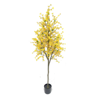 Arbres artificiels de fleurs de pêcher d'automne hiver pour la maison fête de mariage et jardin en plastique fleur de cerisier nouvel an décor ornemental