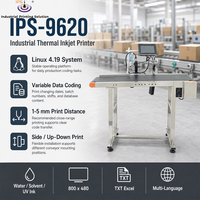 Imprimante jet d'encre TIJ IPS-9620, imprimante TIJ en ligne, machine de codage de date par lots avec écran tactile de 7 pouces, 150 m/min à 150 DPI