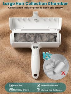 Rouleau Brosse Nettoyant Réutilisable Personnalisé pour Poils d'Animaux (Chats, Chiens) et Tapis – Éliminateur de Peluches et Poils de Chat - Product Image 6