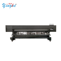 Impresora de Formato Grande YINGHE de 3200 mm, 4 Cabezales de Impresión I3200 E1, Alta Velocidad, Compatible con Tinta de Sublimación a Base de Agua y Solvente Ecológico