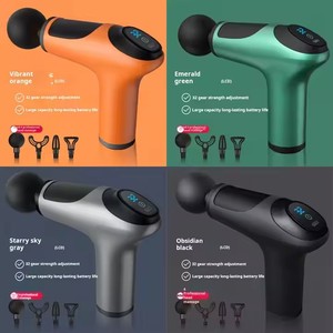 Pistol pijat jaringan dalam pijat bahu, kaki, otot kaki getaran otot pukulan otot Mini Pusher baterai nirkabel portabel - Product Image 6