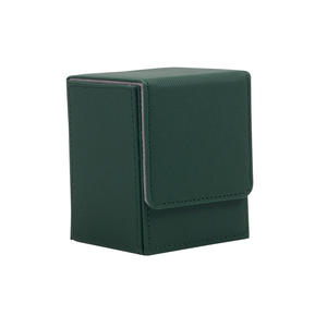 Juego de deportes mágicos, papel de póquer, logotipo personalizable, caja de almacenamiento de tarjetas de Comercio de cuero PU, caja de tarjetas de comandante con hebilla magnética - Product Image 3