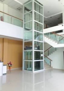 Mini Residentiële Lift 3 Verdieping Outdoor Home Lift Met Twee Deuropening - Product Image 4