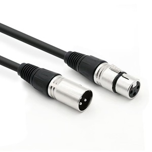 Câbles XLR équilibrés mâle à femelle adaptés aux microphones, stations <span class=keywords><strong>de</strong></span> <span class=keywords><strong>radio</strong></span>, éclairage <span class=keywords><strong>de</strong></span> scène, noir - Product Image 6