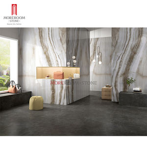 Dalles de pierre frittée de 6 mm, polies, antidérapantes, modernes, pour murs de salon extérieur et de couloir - Product Image 4