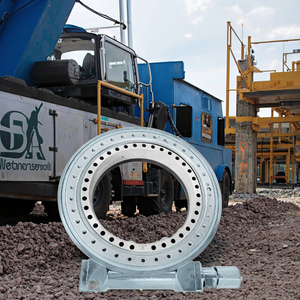 25 inch kèm theo nhà ở trục đơn Worm Gear slewing Ổ máy xúc ROTARY xô log grappler năng lượng mặt trời sản phẩm liên quan - Product Image 5