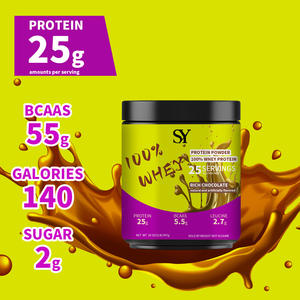 Bubuk Protein Whey kustom Premium rasa kaya coklat 25g Protein Per makanan 25 porsi bebas Gluten bak 2lb - Product Image 3