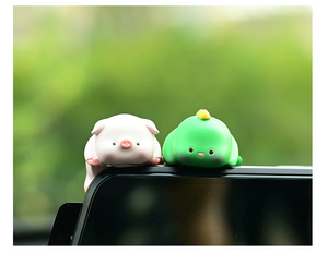 เครื่องประดับรูปสัตว์น่ารักสำหรับติดตั้งบนแผงหน้าปัดรถยนต์หรือจอคอมพิวเตอร์ ตกแต่งอย่างมีเสน่ห์และสร้างความประทับใจ - Product Image 1