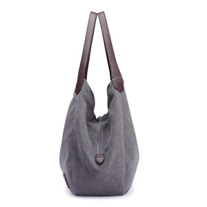 Fashion Casual Women's <b>Large</b> Capacity Vintage <b>Canvas</b> <b>Bag</b> With Daily Travel Shoulder <b>Bag</b> Wear-resistant - Product Image 2