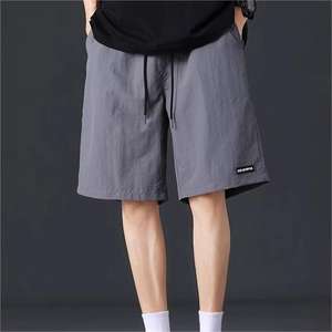 Nuevos pantalones cortos deportivos de seda helada de cintura alta de verano estilo informal recto suelto de secado rápido - Product Image 2