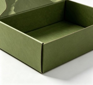 Caja de Cartón Corrugado de Lujo, Personalizada con Impresión Interior Completa, Logotipo Personalizado, Superficie Mate Texturizada, Empaque Premium para Regalos - Product Image 2