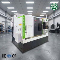 Torno CNC de Cama Inclinada de Alta Precisión TC52-Y con Eje Y, Torreta de 15kW, Fresadora, Control Fanuc Syntec