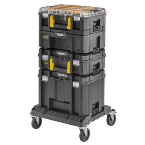 Chariot de rangement Stanley ProStack Fatmax Tower à 5 éléments, en plastique, avec roues et tiroirs - Product Image 1