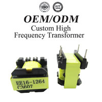 Transformateur Flyback Haute Fréquence Personnalisé EE16 5V 12V 110V 220V à Noyau de Ferrite pour Montage sur PCB, Alimentation SMPS, Driver LED