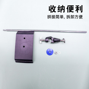 Ensemble de supports en fer Huida 60 cm, support de laboratoire avec pince et anneau pour expériences de chimie - Product Image 4