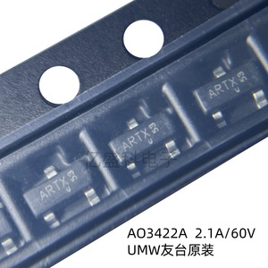AO3422A N-Channel MOSFET 60V 2.1A ทรานซิสเตอร์เดี่ยว SOT-23สำหรับการใช้งานการสลับพลังงาน - Product Image 3
