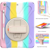 Étui de protection universel en silicone antichoc pour tablette iPad 10.2 2019 2020, coque arrière pour tablette