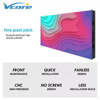Module d'écran LED intérieur P1.86 320x160mm, panneau LED HD à pixels fins pour affichage mural vidéo numérique