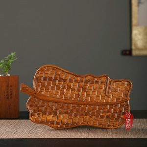 Woven Bamboo <b>Tea</b> <b>Tray</b> Traditional Chinese Style Dry Brewing <b>Tea</b> Table Home Use Durable <b>Tea</b> Serving <b>Tray</b> - Product Image 1