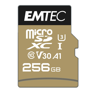 Emtec V30 Speed in Pro Micro SDXC 256 Go Classe 10 UHS1-U3 V30 Lecture/Écriture - 256 Go à 1 To - Product Image 3