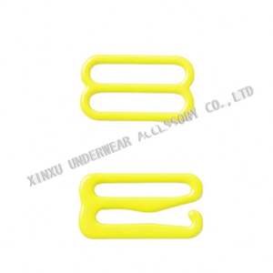 Anillo de sujetador recubierto de nailon y hebillas deslizantes accesorios de ropa interior para sujetador - Product Image 1