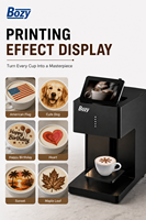 Imprimante à mousse de café commerciale, machine d'impression d'art latte avec encre comestible, WiFi, USB, imprimante photo avec logo personnalisé