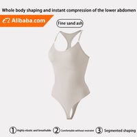 Body Moldeador Sin Costuras para Mujer, Control de Abdomen, Moldeador de Cuerpo Adelgazante con Levantamiento de Glúteos, Ligero, Transpirable, Ajuste Delgado