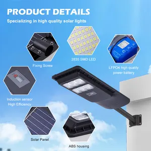 High Power Ip65 Waterproof 100 200 W Smd All In 1 Led Outdoor Solar Street Light For Garden Road