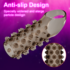 Pleasure Pick Double <strong>Finger</strong> Tease Spike Crystal Set Penis <strong>Ring</strong> G-Spot Stimulation with Bump Particles <strong>Finger</strong> Cover - Product Image 5