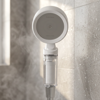 Nouvelle Tête de Douche de Voyage Compacte PR-8TS 2026 avec Filtre, Jet Pur, Débit Unique Réglable, Haute Pression, Fabriquée en Corée, Design Moderne