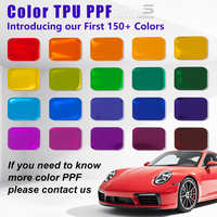 Film de protection de peinture automobile auto-cicatrisant anti-rayures 7,5 mil, changement de couleur, vinyle de protection de peinture automobile, film TPU PPP