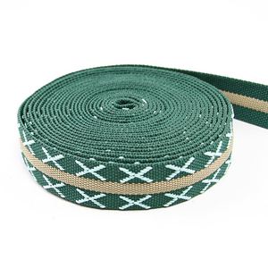 High Quality <b>Webbing</b> Custom Logo 35mm Polyester Jacquard <b>Webbing</b> Tape Straps for Backbags Shoes Home Textiles - Product Image 1